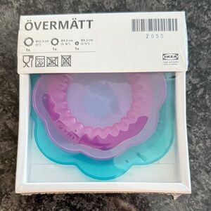 IKEA ÖVERMÄTT Purple and Blue Vegetable covers set of 3